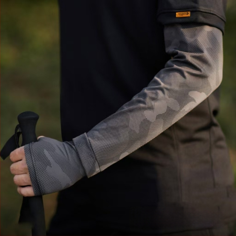 Dviračio rankos užvalkalai iš Ice Silk – kvėpuojantys, UV apsauga, laisvas kirpimas, poliesterio audinys