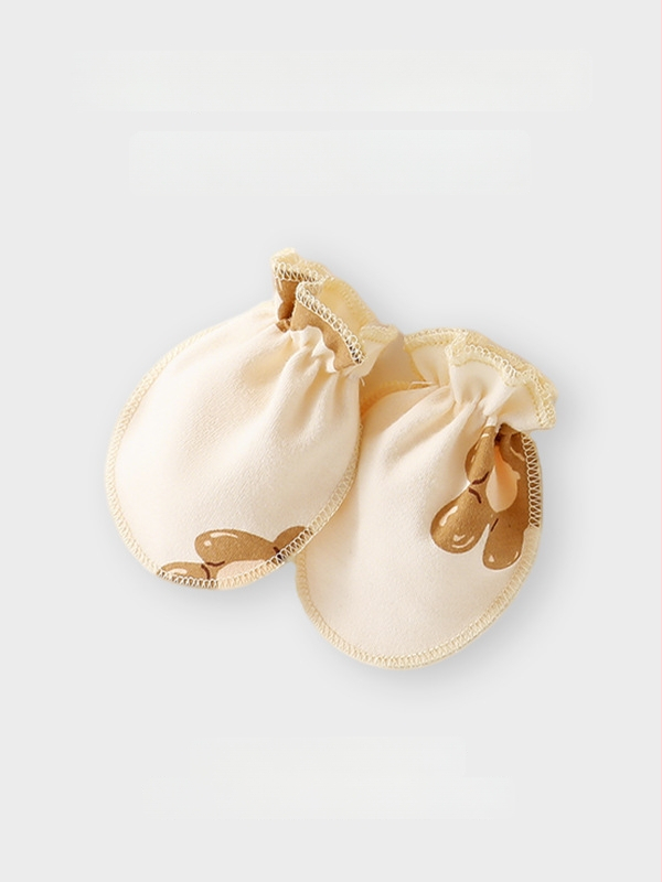 Beileyi Бебешки ръкавици – памук, карикатурен стил, клас А, за новородени 0–1 г