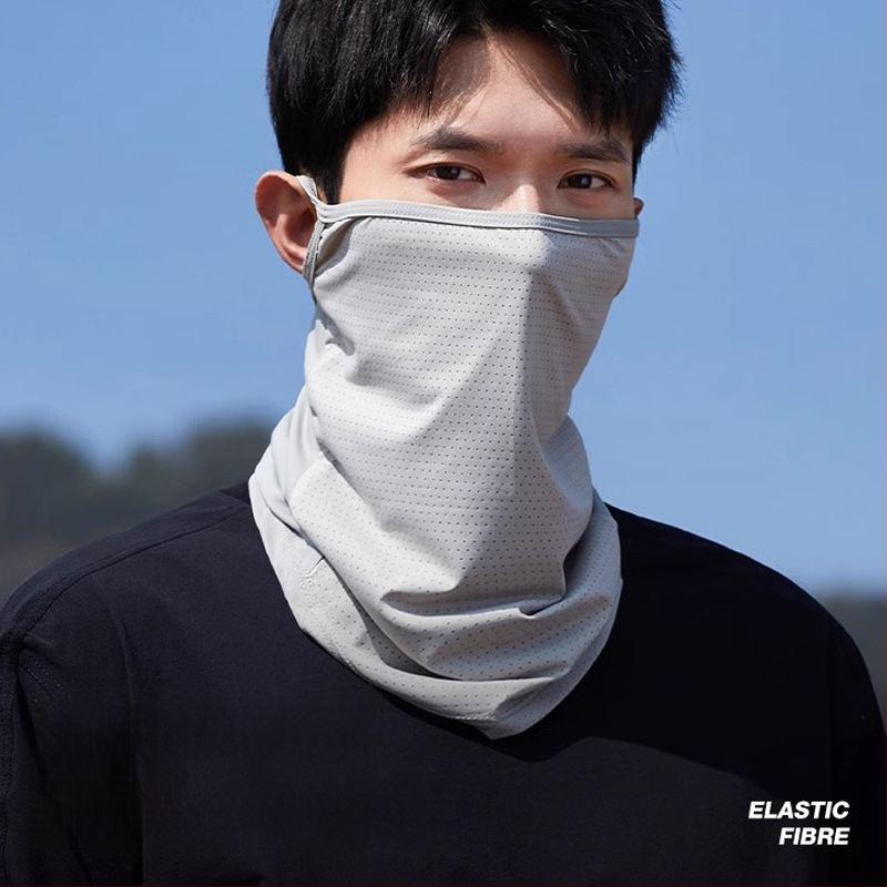 Unisex veido kaukė nuo saulės, kvėpuojantis nailono audinys, UV apsauga, pilnas veido uždengimas, 2025 m. pavasaris