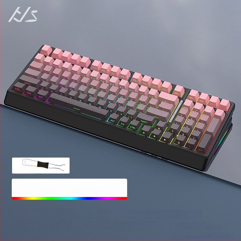 Black Snake YG98 mechaninė klaviatūros komplektas su RGB apšvietimu, laidinis, >98 klavišų, mechaniniai jungikliai