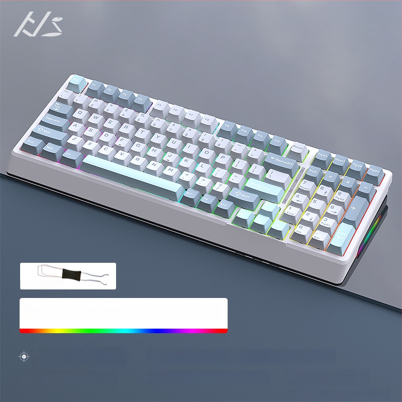 Black Snake YG98 mechaninė klaviatūros komplektas su RGB apšvietimu, laidinis, >98 klavišų, mechaniniai jungikliai