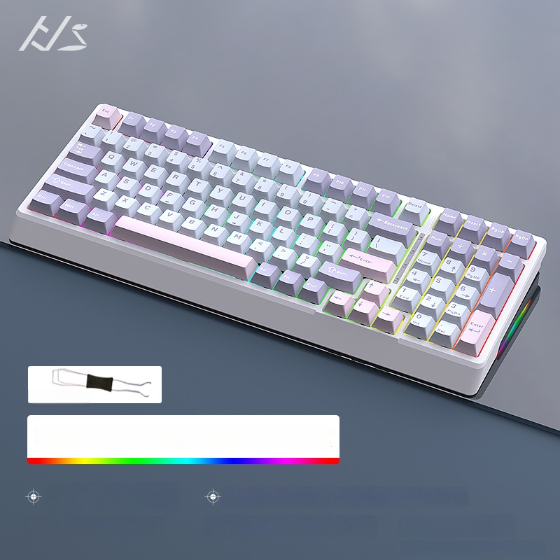 Black Snake YG98 mechaninė klaviatūros komplektas su RGB apšvietimu, laidinis, >98 klavišų, mechaniniai jungikliai