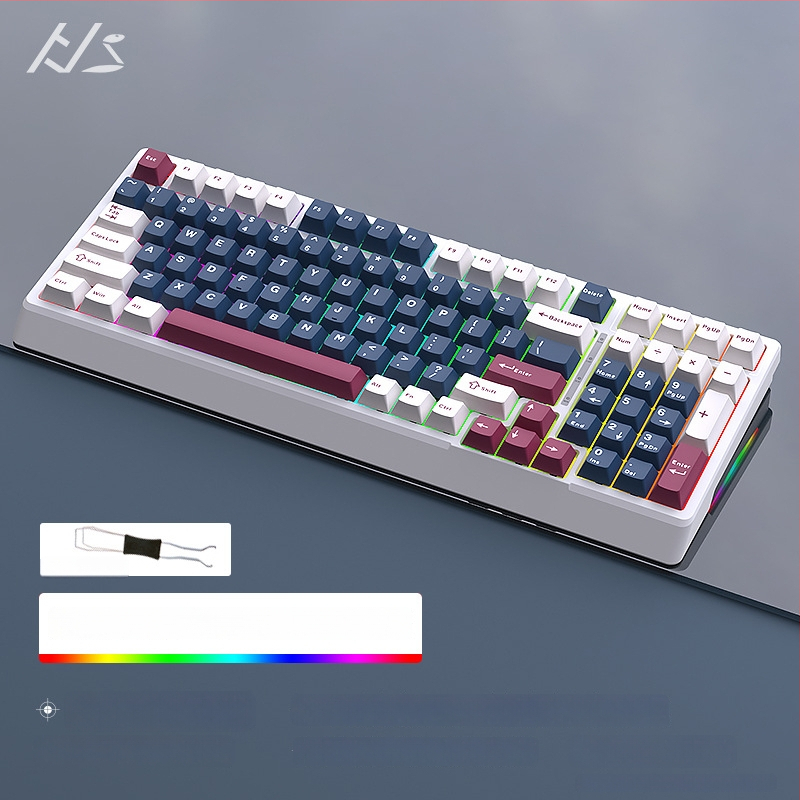 Black Snake YG98 mechaninė klaviatūros komplektas su RGB apšvietimu, laidinis, >98 klavišų, mechaniniai jungikliai