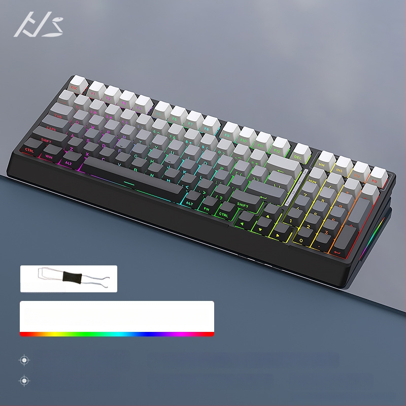 Black Snake YG98 mechaninė klaviatūros komplektas su RGB apšvietimu, laidinis, >98 klavišų, mechaniniai jungikliai