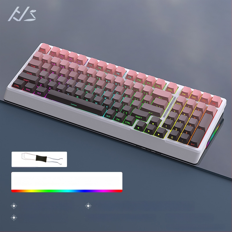 Black Snake YG98 mechaninė klaviatūros komplektas su RGB apšvietimu, laidinis, >98 klavišų, mechaniniai jungikliai