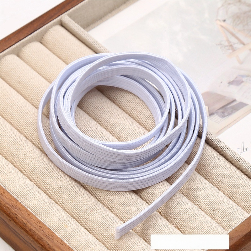 Matu aksesuārs - Plakana elastīga gumijas lente DIY stilam, apģērbu piederums