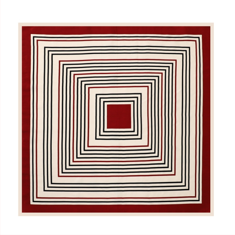 Šalikas iš paprasto crepe satino, audimas: paprastas audinys, stilius: madingas keliaujantis stilius, sezonas: pavasaris 2025, kodas: ZS5306