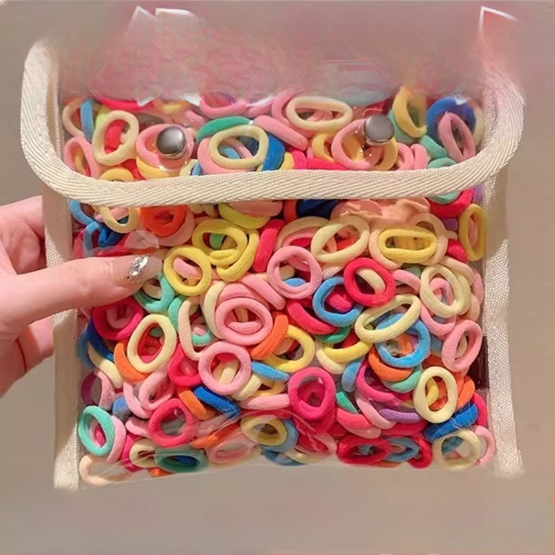 Bērnu matu elastīgā lente, maiga pret matiem, salds apaļš stils, pavasaris 2025