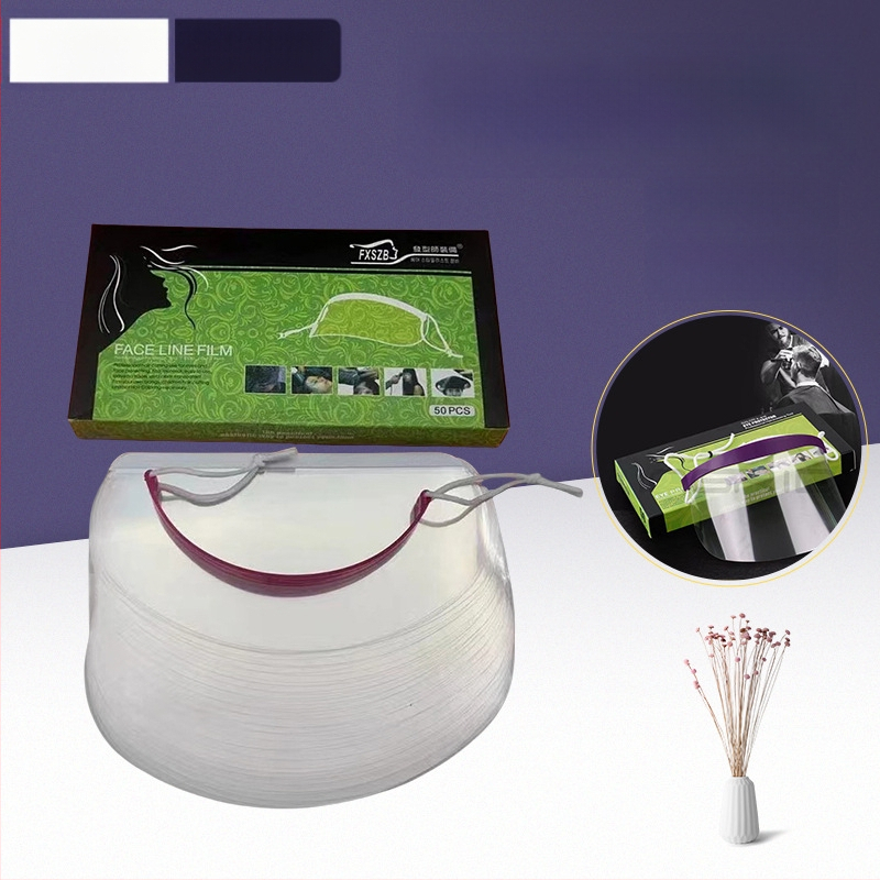 Juuksehoolduse tööriistad: ühekordsed fringe-lindi ja juuksevärvi mask salongikas kasutamiseks