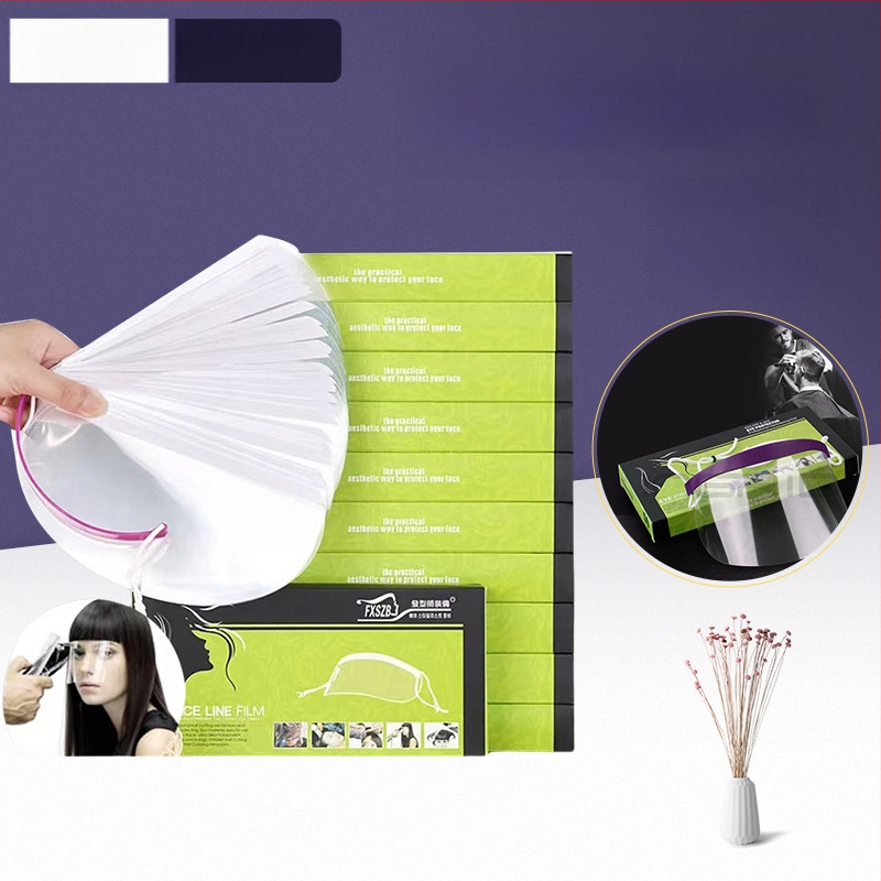 Juuksehoolduse tööriistad: ühekordsed fringe-lindi ja juuksevärvi mask salongikas kasutamiseks