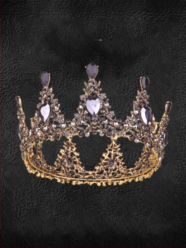 Vestuvinė karūna – Baroko Europos prabanga, Retro stilius (Lydinys; Elektroplatininimas; Karūnos forma; Pavasaris 2025)