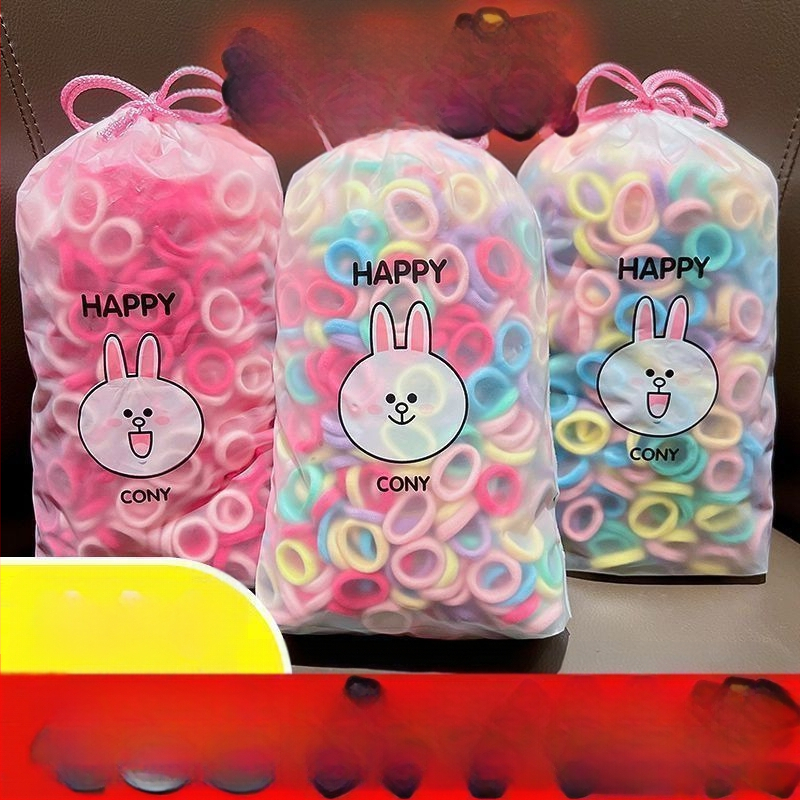 Vaikiška plaukų juosta — didelis elastingumas, nepažeidžia plaukų, princesės stilius, 2025 m. pavasaris