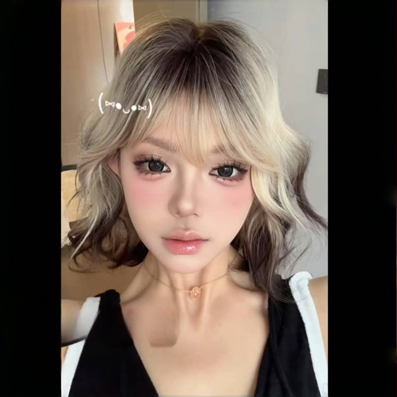 Перука; естествен вид; модел: пълна глава; коса от високотемпературна коприна