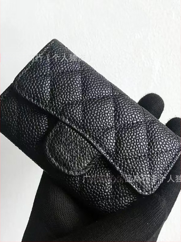 Monetų piniginė iš natūralios odos, moterims, vienos spalvos, galvijų odos pirmojo sluoksnio, pamušalas iš galvijų odos, 2025 m. pavasaris, atsparus dilimui