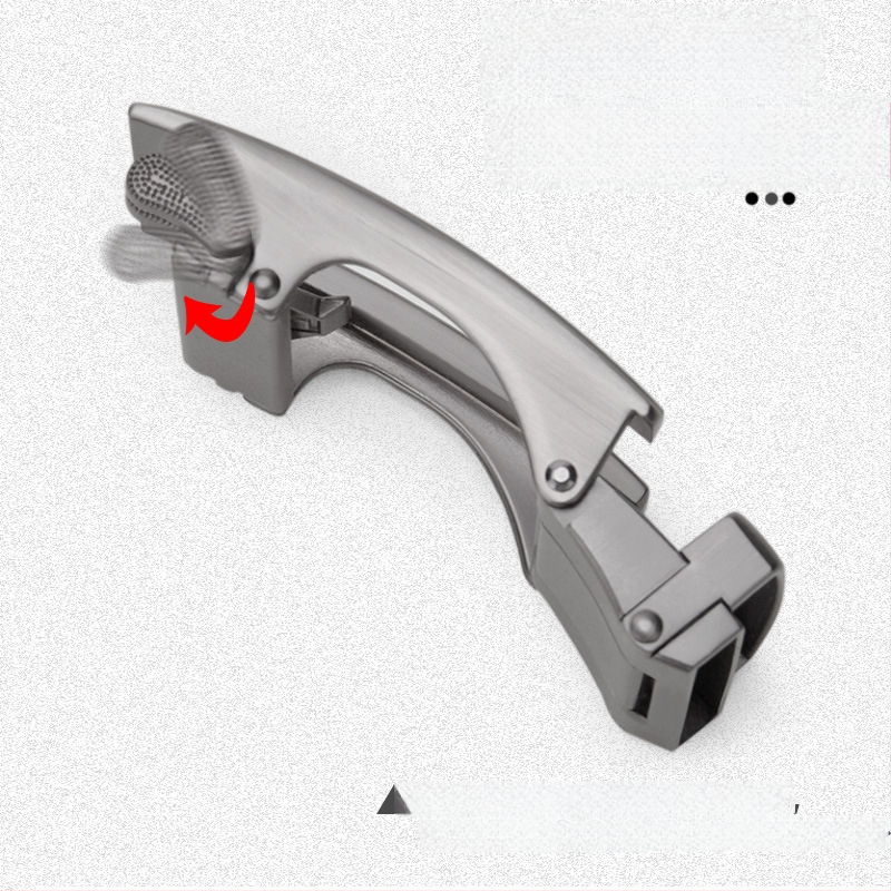 Мъжка автоматична закопчалка за колан от сплав, правоъгълна форма, бизнес стил