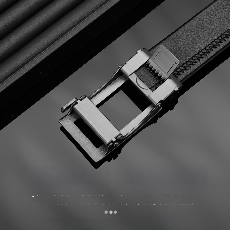 Мъжка автоматична закопчалка за колан от сплав, правоъгълна форма, бизнес стил