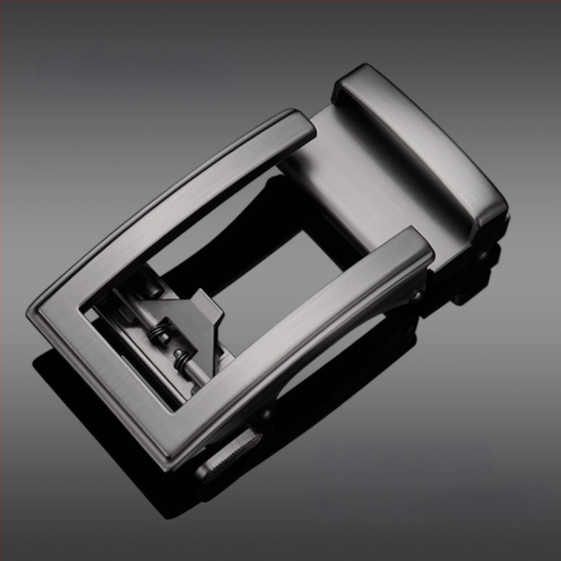 Мъжка автоматична закопчалка за колан от сплав, правоъгълна форма, бизнес стил