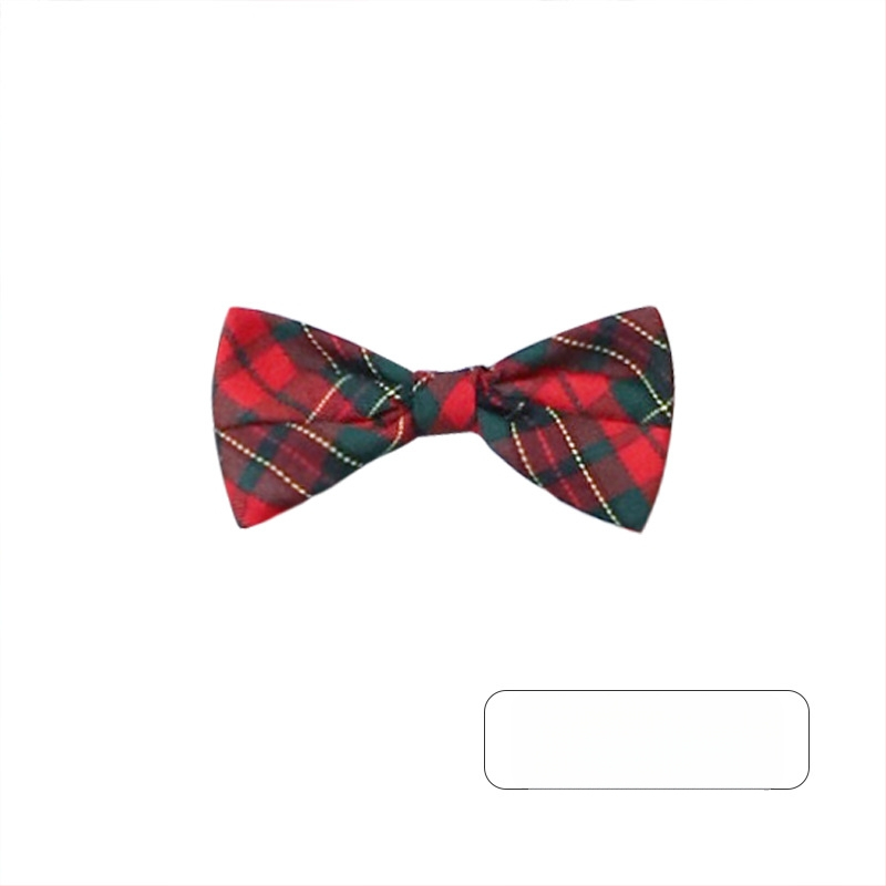 Папийонка за яка с цвете, каре модел, тъкана материя, унисекс, за деца