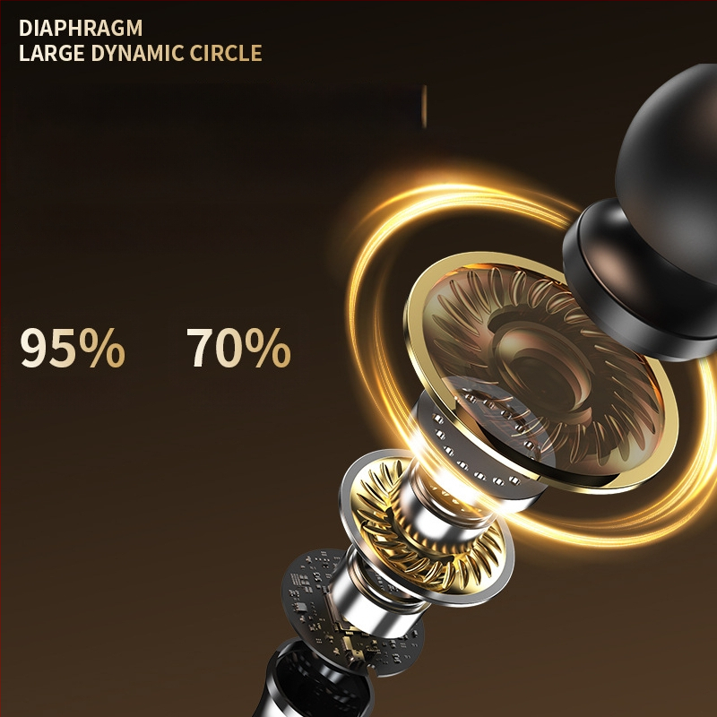 Karaoke Lavalier Bluetooth in-ear slušalice s klipom za uho – Bluetooth 6.0, dvostrano povezivanje, podrška memorijske kartice, reverberacija i redukcija šuma