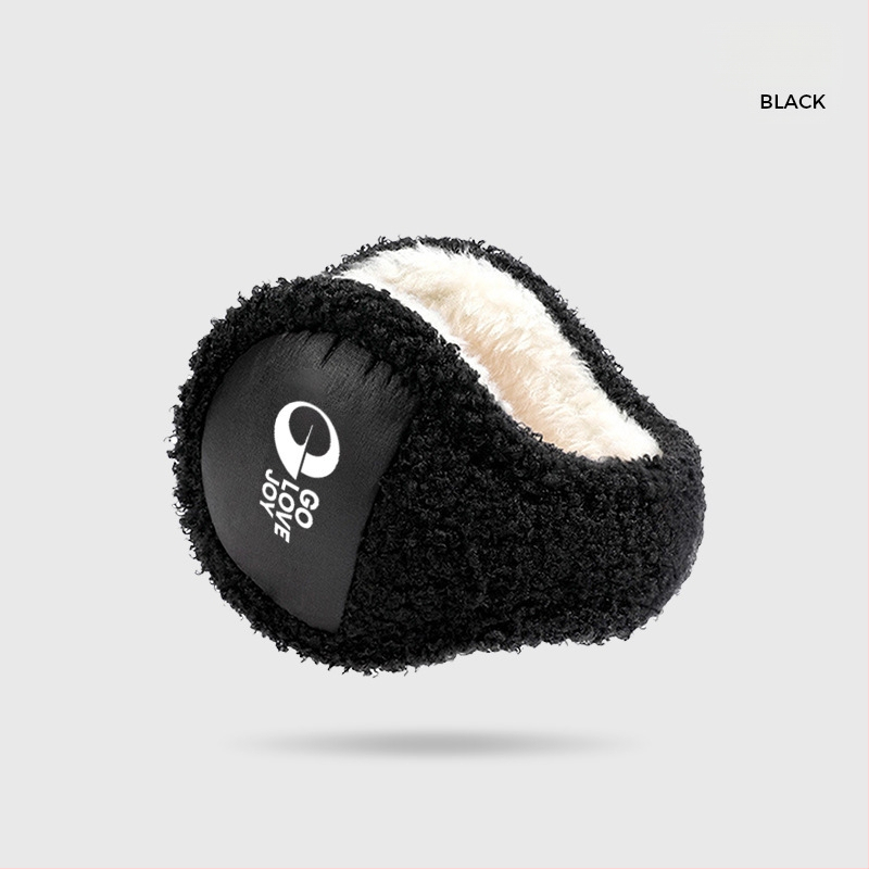 Vyriški ausų šildytuvai, užpakalinio dėvėjimo stilius, fleece apdaila, vėjo atsparūs, sulankstomi, šilti