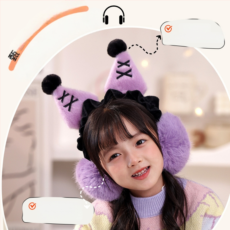 Vaikų earmuffs žiemai ir rudeniui, unisex, vaikams, 2025 rudens išleidimas