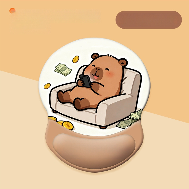 Подложка за клавиатура и мишка, силиконова, антихлъзгаща, износоустойчива, модел 0081-0699, за офис