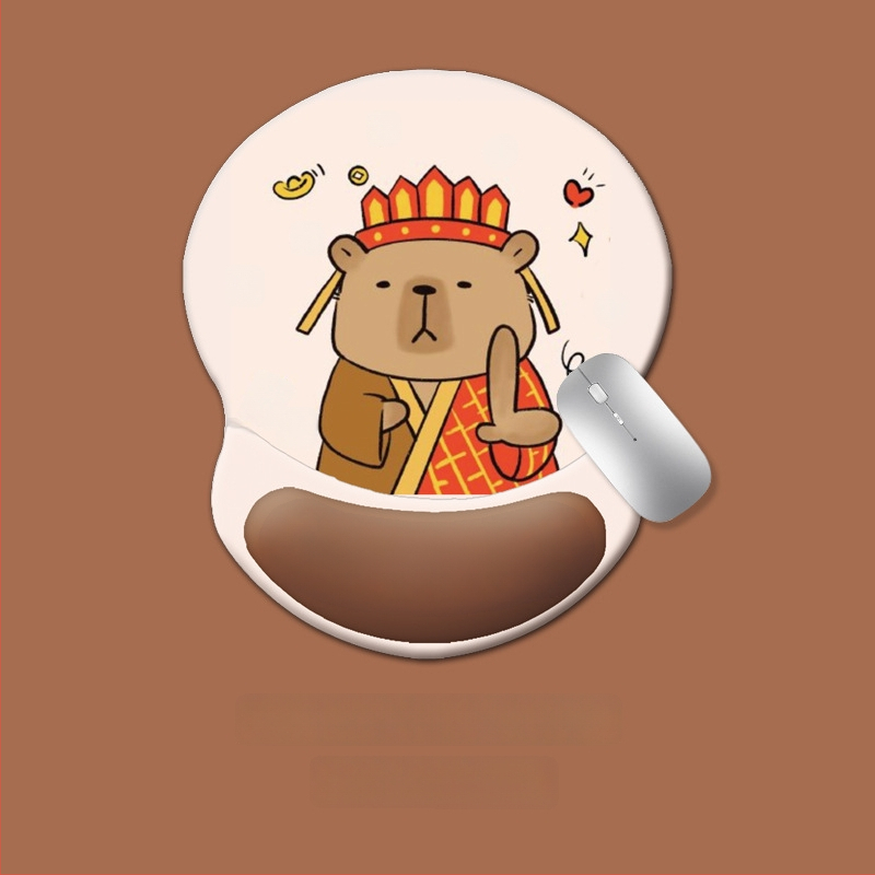 Подложка за клавиатура и мишка, силиконова, антихлъзгаща, износоустойчива, модел 0081-0699, за офис