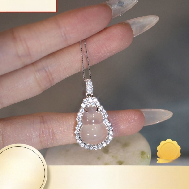 Огърлица от 999 стерлингово сребро, ръчна изработка, геометричен дизайн, медальон от 18K злато, верижка тип кутия