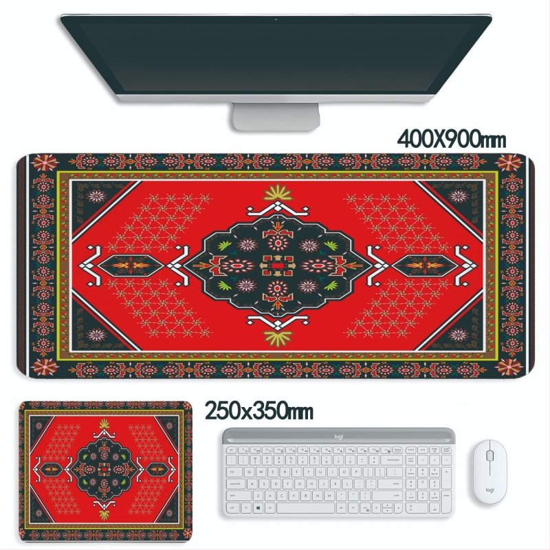 Podloga za miša, Perzijski stil, Prirodni kaučuk, Protuklizna, Toplinsko tiskanje, Prilagodljivo prema nacrtima