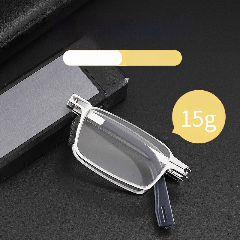 Skaitimo akiniai su dervos lęšiais, anti-mėlynos šviesos filtras, pilnas metalo rėmas, kvadratinis stilius, pavasaris 2025