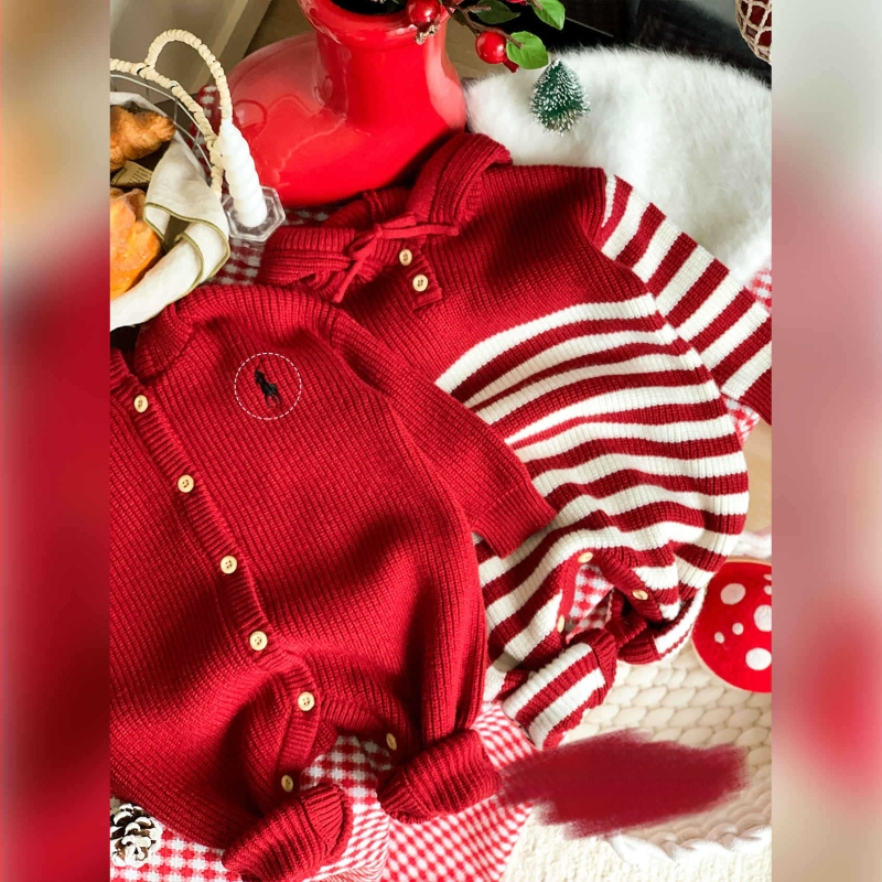 Pleteni kombinezon za dojenčad i malu djecu, jesen-zima, svečani stil, kapuljača, unisex