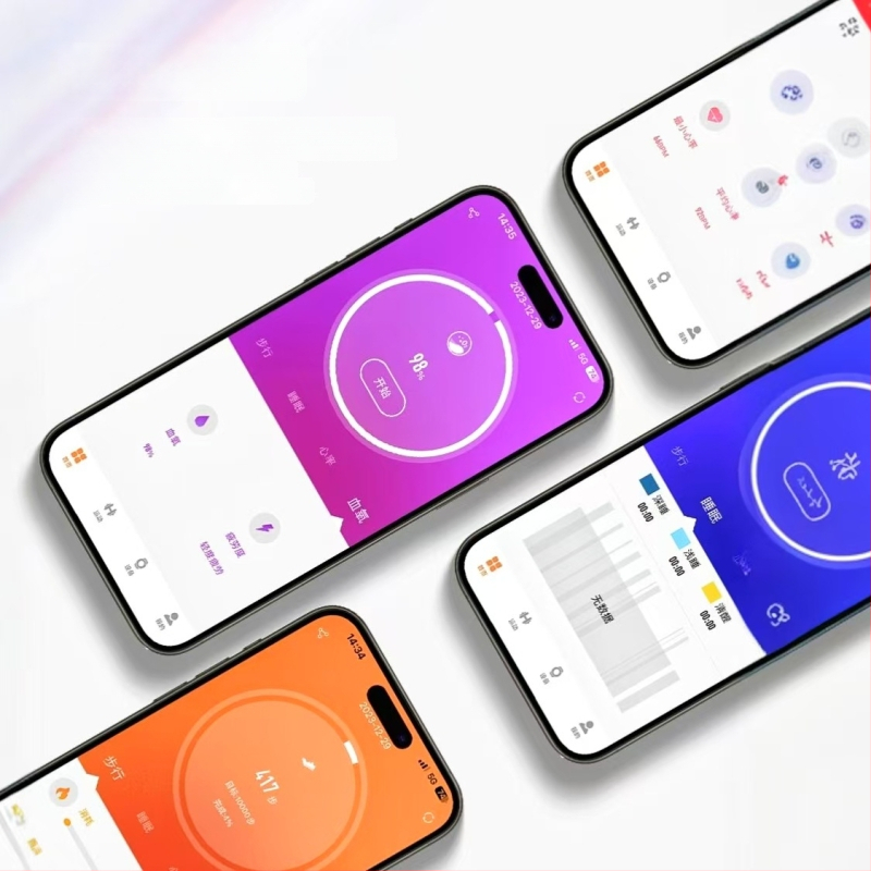 Inel inteligent SR01 cu monitorizare ritm cardiac, oxigen în sânge și somn, rezistent la apă, baterie de 20 mAh