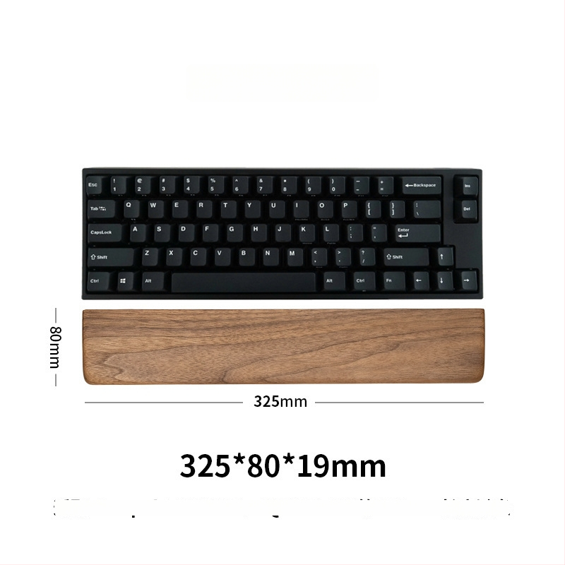 Podložak za zglob za tipkovnicu - velika podloga, jednostrana, kompatibilnost s tipkama 87/104, model Zt-08