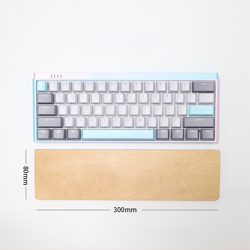 Podložak za zglob za tipkovnicu - velika podloga, jednostrana, kompatibilnost s tipkama 87/104, model Zt-08