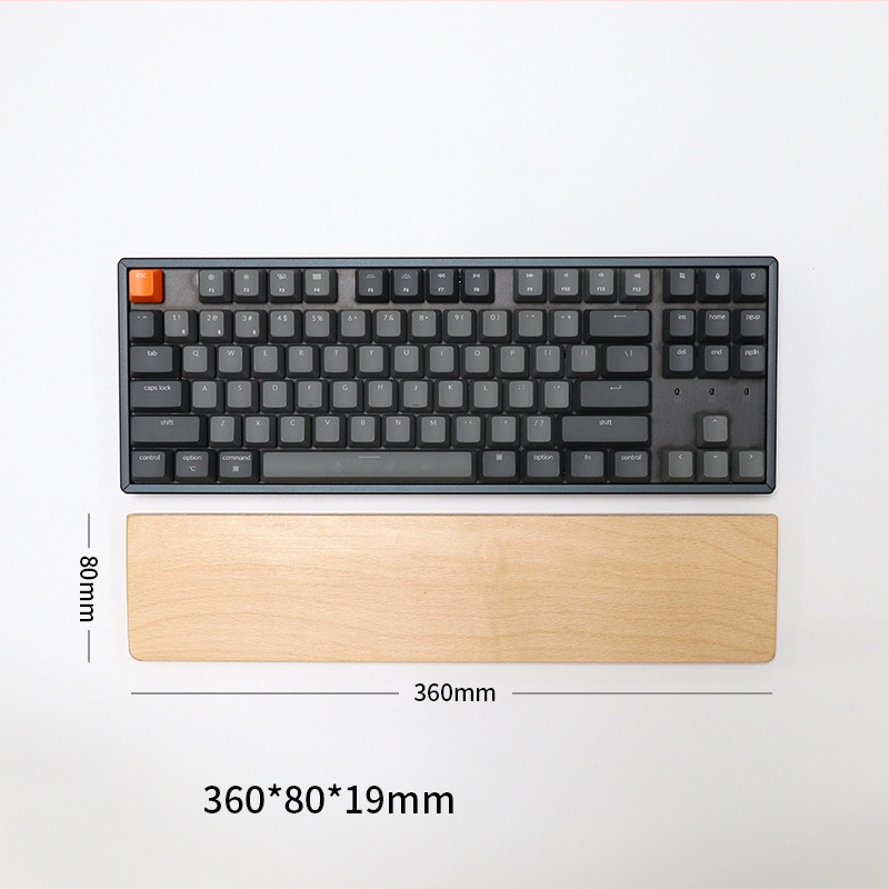 Podložak za zglob za tipkovnicu - velika podloga, jednostrana, kompatibilnost s tipkama 87/104, model Zt-08