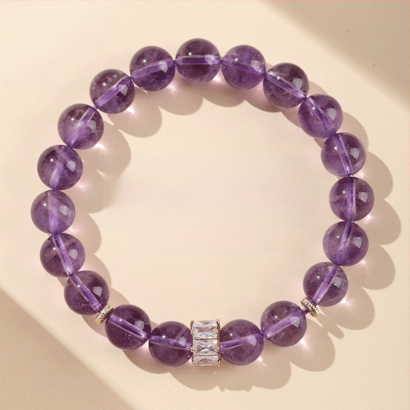 Brățară handmade pentru femei, mărgele de cristal, design geometric