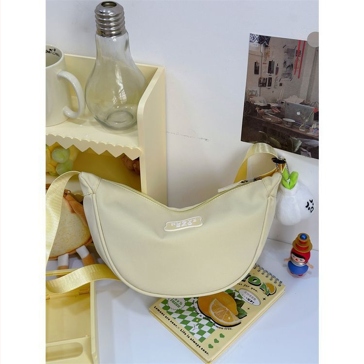 Geantă crossbody pentru telefon – unisex, stil dumpling, poliester, căptușeală din nylon, primăvara 2025