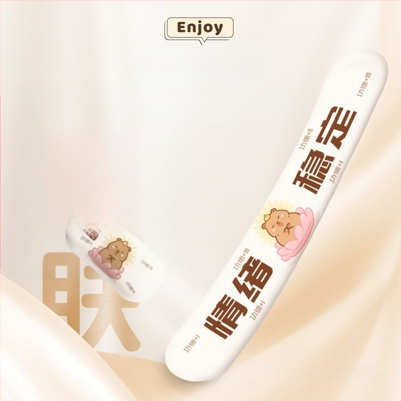 Padă de birou cu suport pentru încheietură - silicon, o singură față, design birou, stil trend național