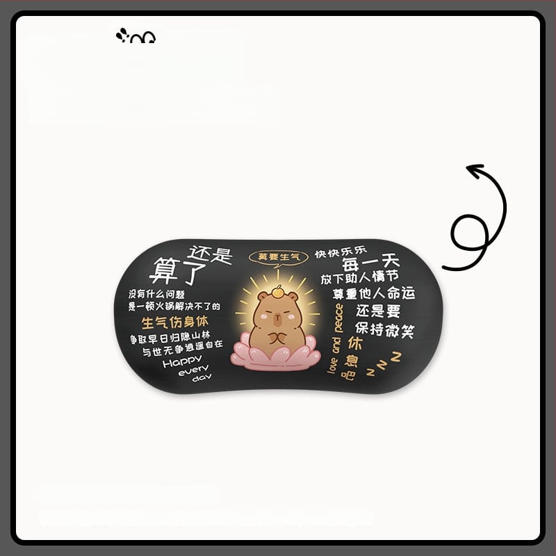 Padă de birou cu suport pentru încheietură - silicon, o singură față, design birou, stil trend național