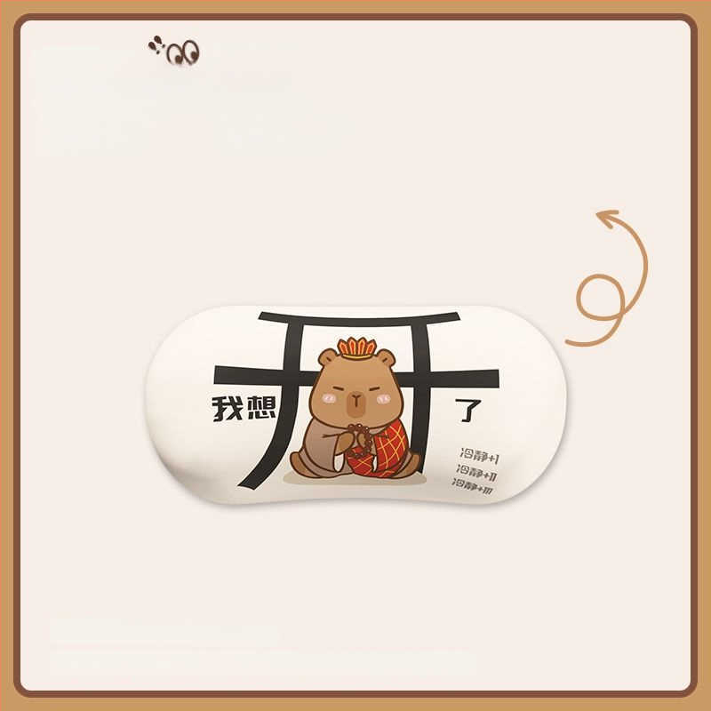 Padă de birou cu suport pentru încheietură - silicon, o singură față, design birou, stil trend național