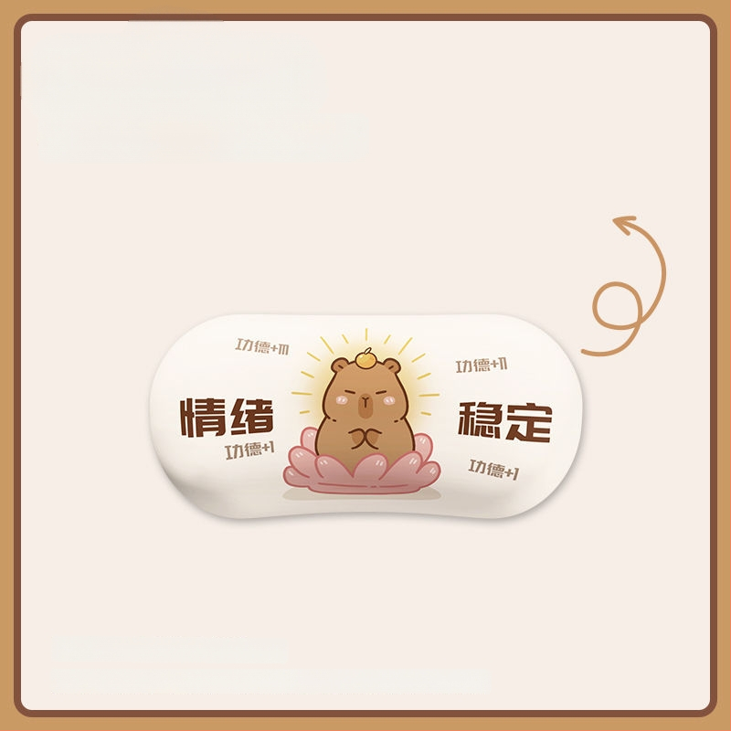 Padă de birou cu suport pentru încheietură - silicon, o singură față, design birou, stil trend național