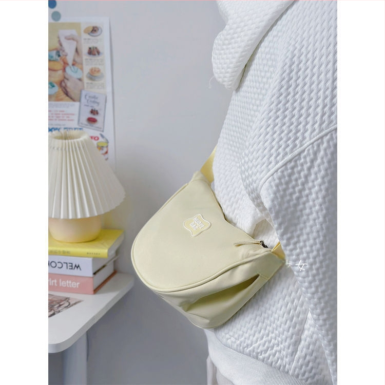 Geantă unisex dumpling, din poliester, cu căptușeală din nylon, lansare primăvara 2025