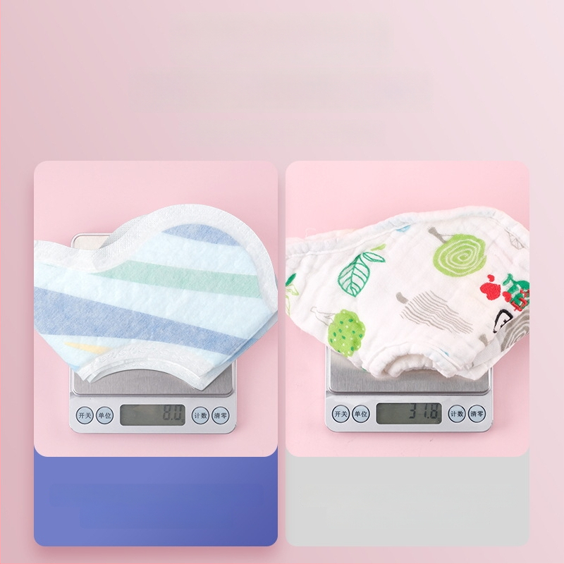 Prosop-bib pentru saliva bebeluș, de unică folosință, impermeabil, țesătură nețesută cu aer cald, imprimeu