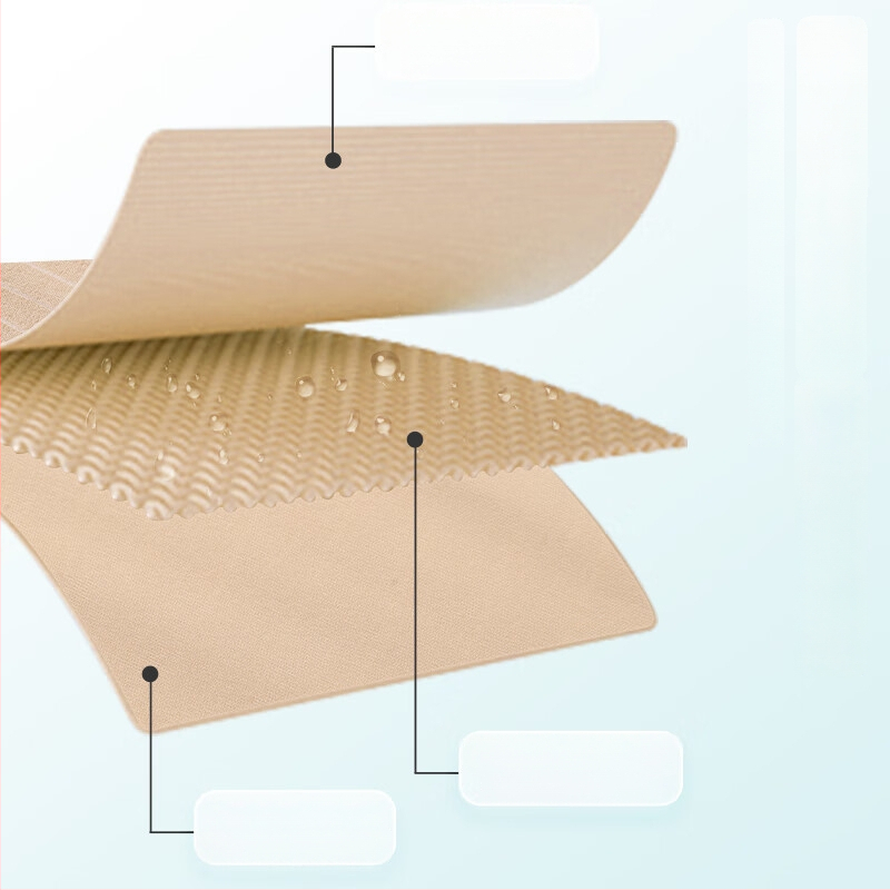 Bib pentru adulți Yilunte, impermeabil și rezistent la murdărie, țesătură de prosop, fibră de poliester, model în dungi