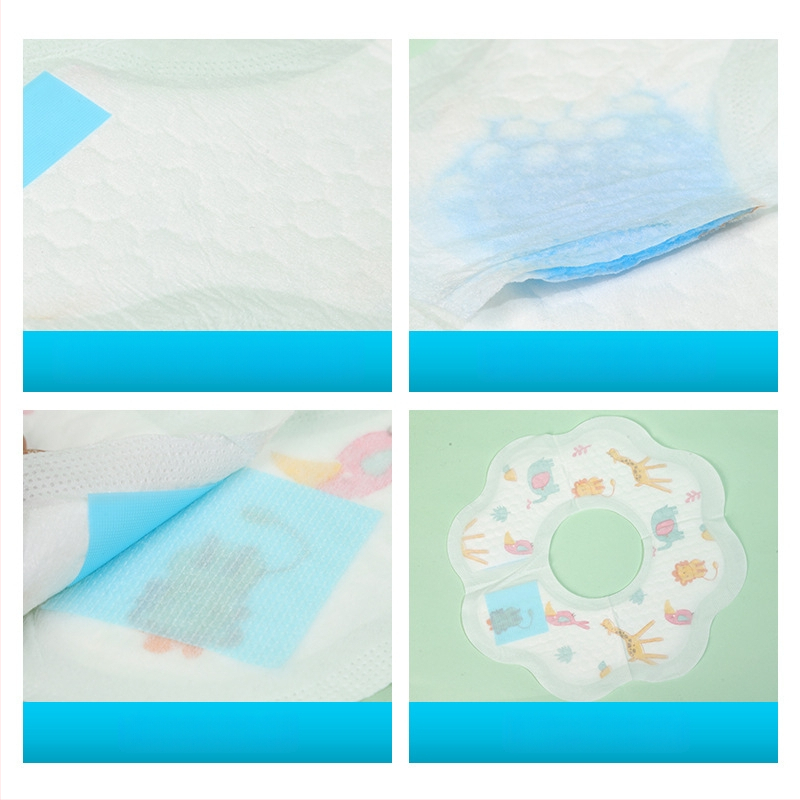 Bibs de unică folosință pentru bebeluși, din material nețesut impermeabil, model desen animat, potrivit pentru copii 1–3 ani