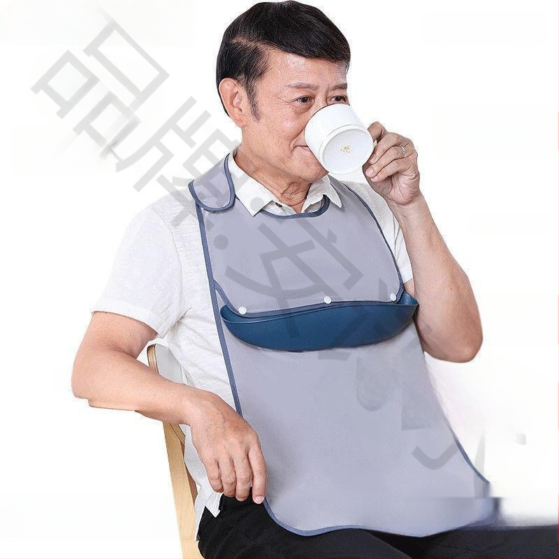 Bavetă pentru adulți din silicon, impermeabilă, unisex