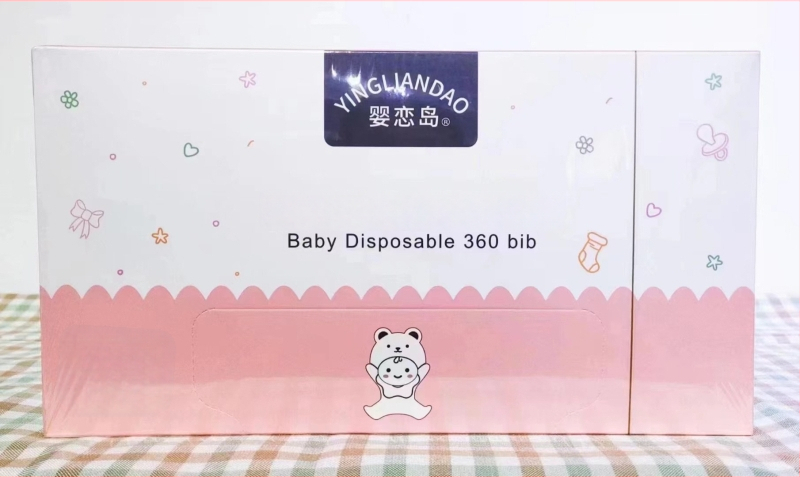 Bardu de unică folosință pentru bebeluți, 360° – impermeabil, din țesătură nețesută, cu model desen animat