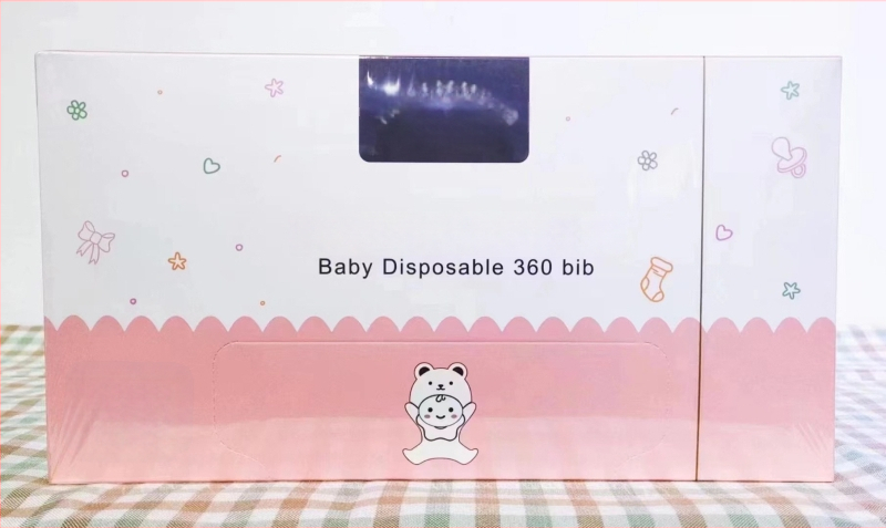 Bardu de unică folosință pentru bebeluți, 360° – impermeabil, din țesătură nețesută, cu model desen animat