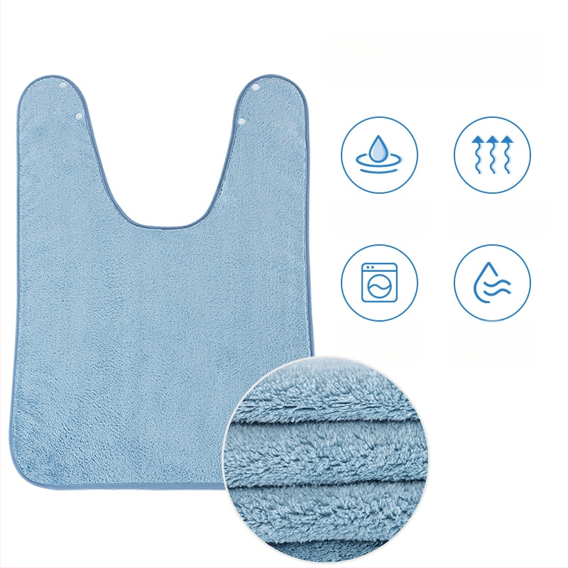 BIB pentru copii pentru masă și spălarea feței, impermeabil, protecție împotriva murdăriei, materiale coral fleece și poliester