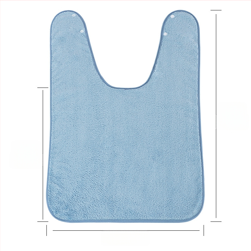 BIB pentru copii pentru masă și spălarea feței, impermeabil, protecție împotriva murdăriei, materiale coral fleece și poliester